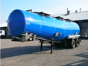 Maisonneuve Chemical tank Inox 31m3 / 3 comp. - Semirreboque tanque