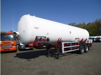 Semirreboque tanque para transporte de gás Van Hool Gas / ammonia tank steel 34 m3 + pump: foto 1