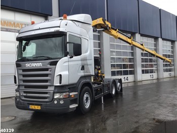 Tractor Scania R 380 6x2 Hiab 28 ton/meter laadkraan: foto 1