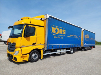 Caminhão com lona MERCEDES-BENZ Actros 1832