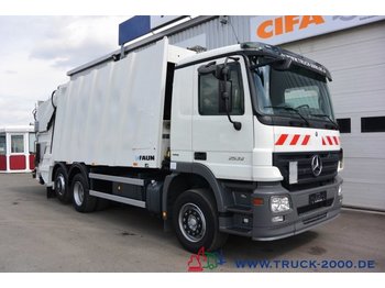 Caminhão de lixo para transporte de lixo Mercedes-Benz Actros 2532 Faum Variopress Zoeller Schüttung: foto 1