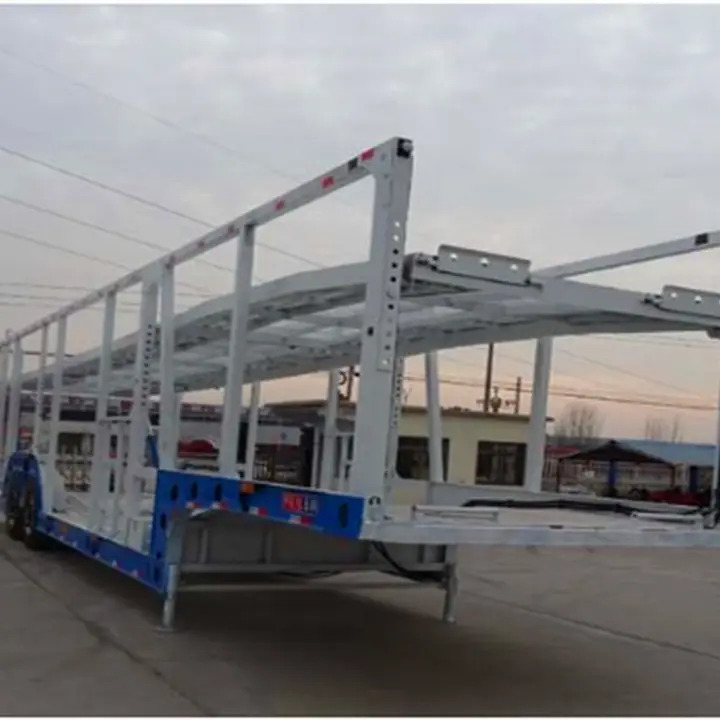  XCMG Official Manufacturer 2 Axle Car Transport Semi Truck Trailer Made in China - Semireboque transporte de veículos: foto 5