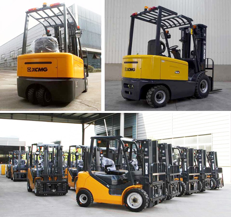 XCMG Official 1.5 ton 2ton 2.5tons 3 tons 3.5T 4 Wheel Electric Forklift - Empilhadeira elétrica: foto 5