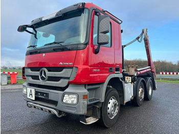 Mercedes-Benz Actros 2641 L 6x2/4 Actros 2641 L 6x2/4, Vorlauflenk-/liftachse, Tele-Absetzer - Caminhão multibenne: foto 1