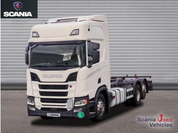 SCANIA R 450 B6x2*4NB Lenkachse, Standklima - Caminhão transportador de contêineres/ Caixa móvel: foto 1