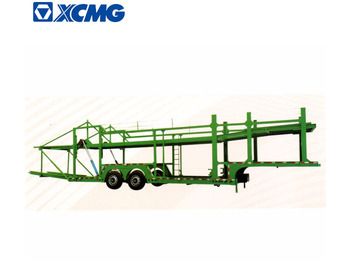  XCMG Official Manufacturer Flat Bed Container Car Transport Semi Truck Trailer - Semireboque transporte de veículos: foto 2