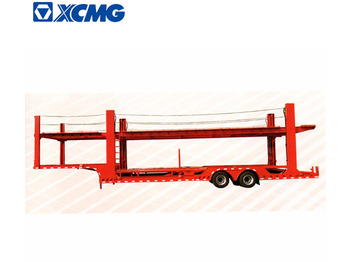  XCMG Official Manufacturer Flat Bed Container Car Transport Semi Truck Trailer - Semireboque transporte de veículos: foto 3