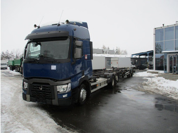 Renault T480 6x2 EURO 6 BDF + Kogel - Caminhão transportador de contêineres/ Caixa móvel: foto 1