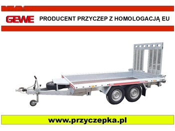 Gewe P3500 E/1 Przyczepa pod minikoparkę 3,5x1,6m SUPER MOCNA! - Reboque porta máquinas: foto 1