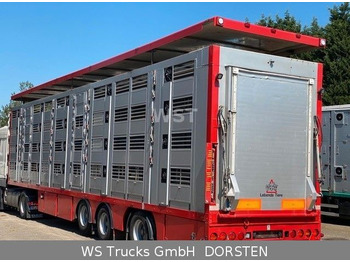 Menke-Janzen 4 Stock Vollalu Typ 2 Lenkachse  - Semireboque transporte de gado: foto 1