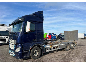 Mercedes-Benz Actros 2545 6x2 Serie 2373 Euro 6 - Caminhão transportador de contêineres/ Caixa móvel: foto 1