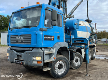 Caminhão betoneira MAN TGA 35.410