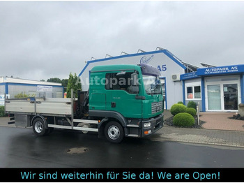 Camião de caixa aberta/ Plataforma, Caminhão grua MAN TGL 8.180 4x2 Kran Hiab Tempomat: foto 2