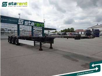 Semireboque transportador de contêineres/ Caixa móvel Krone Containerchassis 1x20/2x20/1x40/1x45, Liftachse: foto 3