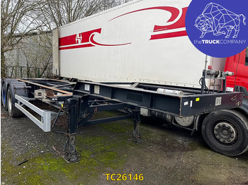 Semireboque transportador de contêineres/ Caixa móvel TURBO'S HOET