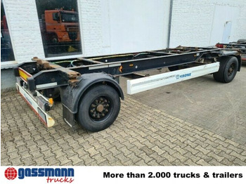 Reboque transportador de contêineres/ Caixa móvel Krone AZW 18, BDF: foto 3
