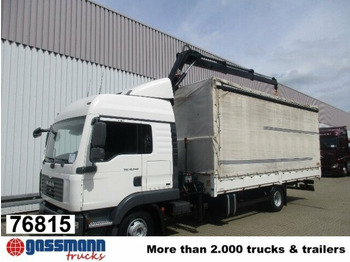 Caminhão com lona MAN TGL 12.240
