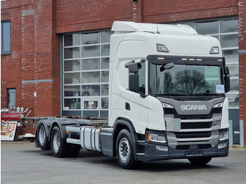 Caminhão transportador de contêineres/ Caixa móvel SCANIA G 500