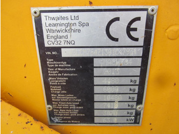 Caminhão articulado Thwaites MACH764: foto 3