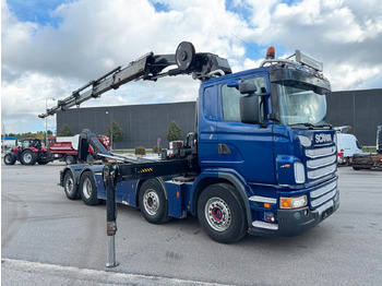 Caminhão grua Scania G480 8x2*6 Hakenlift / Hiab 244 EP-5 Hipro: foto 2