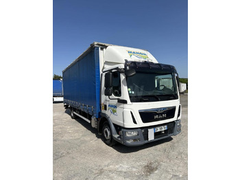 Caminhão com lona MAN TGL 12.250