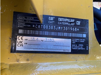 Mini escavadeira Cat 303 CR: foto 5