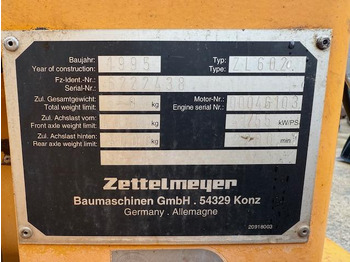 Carregadeira de rodas Zettelmeyer ZL 602: foto 5