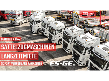 Semi-reboque plataforma/ Caixa aberta ES-GE 3-Achs Sattelanhänger - Rungen + CV: foto 2