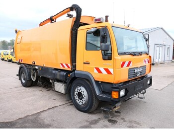 Caminhão limpa fossa MAN 18.285 LLC LE280B ZW SCHIENENREINIGER SCHÖRLING: foto 4