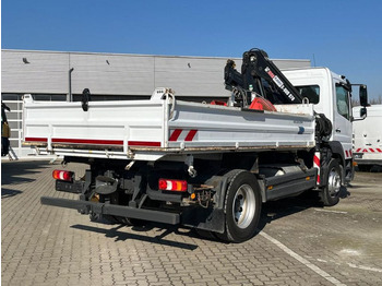Caminhão basculante, Caminhão grua Mercedes-Benz Atego 1224 K 2-Achs Kipper Kran Hiab +Greiferst.: foto 4
