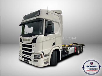 Caminhão transportador de contêineres/ Caixa móvel SCANIA R 450