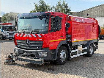 Varredora urbana Mercedes-Benz Atego 1324 4x2 Kehrmaschine BROCK HD Anlage: foto 2