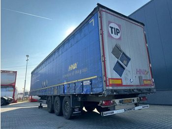 Semi-reboque de lona Schmitz Cargobull TOP: NIEUWE APK 08-2026, schijfremmen, rongpotten, gegalvaniseerd, XL, Huckepack, 2 x22 vert. al. planken, NL-trailer: foto 5