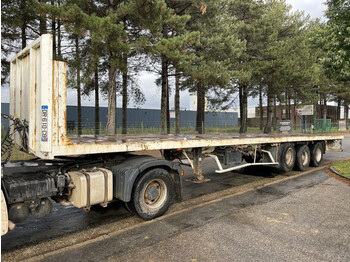 Semi-reboque plataforma/ Caixa aberta Kaiser 3-essieux SAF / 3-axles SAF - 13m60 - FREINS TRAMBOURS / DRUM BRAKES - AIR SUSPENSION: foto 1
