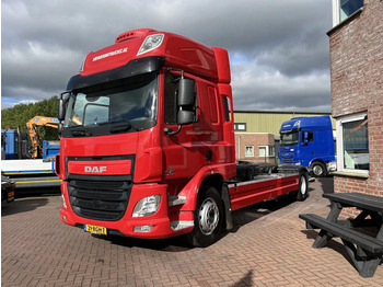 Caminhão transportador de contêineres/ Caixa móvel DAF CF 290 4X2 EURO6 SPACECAB RENOVA / VANGMUIL / LAADKLEP / TOP STAAT: foto 2