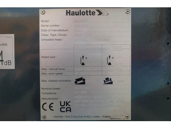 Locação de Haulotte HA16RTJ Valid Inspection, *Guarantee! Diesel, 4x4  Haulotte HA16RTJ Valid Inspection, *Guarantee! Diesel, 4x4: foto 3