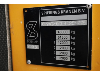 Guindaste de torre Spierings SK498-AT4 Diesel, 8x6x6 Drive, 8t Capacity, 44m Fl: foto 5