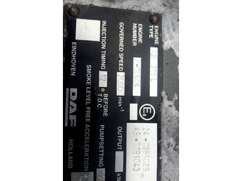 Motor de Caminhão DAF WS315L   truck: foto 5