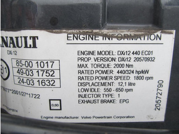 Motor de Caminhão Renault Magnum DXI12: foto 4