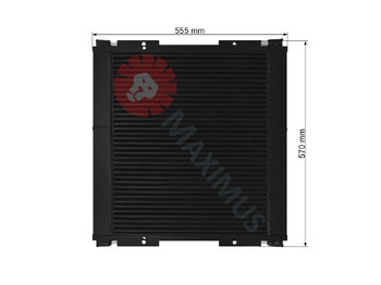 Radiador de óleo de Retroescavadeira nuevo CASE NEW HOLLAND CASE 580SR , 580ST , 580T , 590SR , 590ST , 695SM , 695SR , 695ST NEW HOLLAND B90 , B100 , B110 , B115 , LB110 , LB115 , LB90 , LB95: foto 3