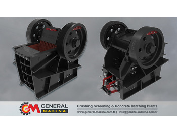 Britador de mandíbula nuevo General Makina High Quality Jaw Crusher Best Price: foto 2