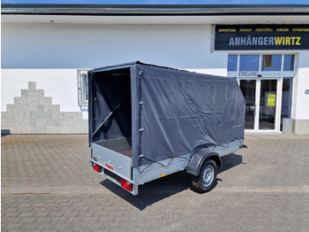 Reboque para carros Aluliner Planen Anhänger GTB 1200 301x126x150cm +Hochplane grau schräg (M) 1200kg Aktion: foto 3
