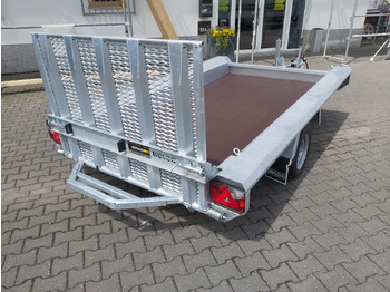 Reboque porta máquinas HULCO TERRAX Basic 294x150x27cm Heckrampe 100cm (M) 12" 1500kg: foto 2