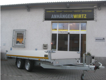 Reboque plataforma/ Caixa aberta Hochlader 406x180x30cm Lfh:63cm 13" niedrig Fahrwerk (XL) 2700kg order Aktion: foto 3