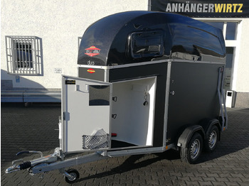 Reboque para cavalos Pferdeanhänger Böckmann DUO Esprit silver black Sattelkammer Trittschutz Pack 2400kg 100km/H 2024: foto 3