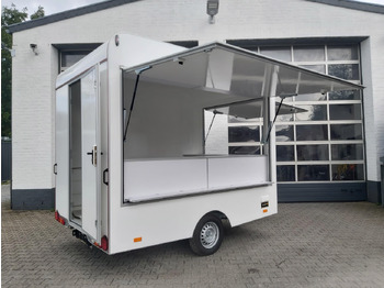 Roulote bar Verkaufsanhänger VK 302 200 aero retro 300cm 2 Verkaufsklappen Multi Theke 230V PVC Boden (M) 1300kg: foto 4