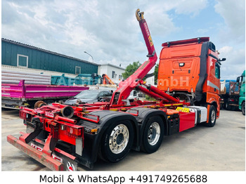 Caminhão polibenne, Caminhão grua Mercedes-Benz Actros V 2551 L BL 6x2 *Retarder/Hyva-18-60-S: foto 4