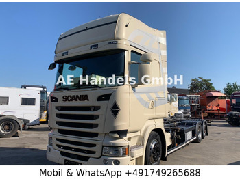 Caminhão transportador de contêineres/ Caixa móvel SCANIA R 450