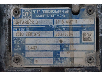 Caixa de câmbio de Caminhão ZF 12AS2331TD+IT3 81.32004-6389: foto 5 Caixa de câmbio de Caminhão ZF 12AS2331TD+IT3 81.32004-6389: foto 5