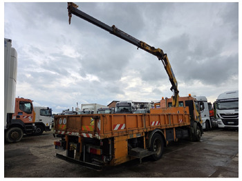 Camião de caixa aberta/ Plataforma, Caminhão grua Renault Premium 300 MECHANICAL PUMP OPEN BOX COMPRESSOR CRANE EFFER 140/2S: foto 2